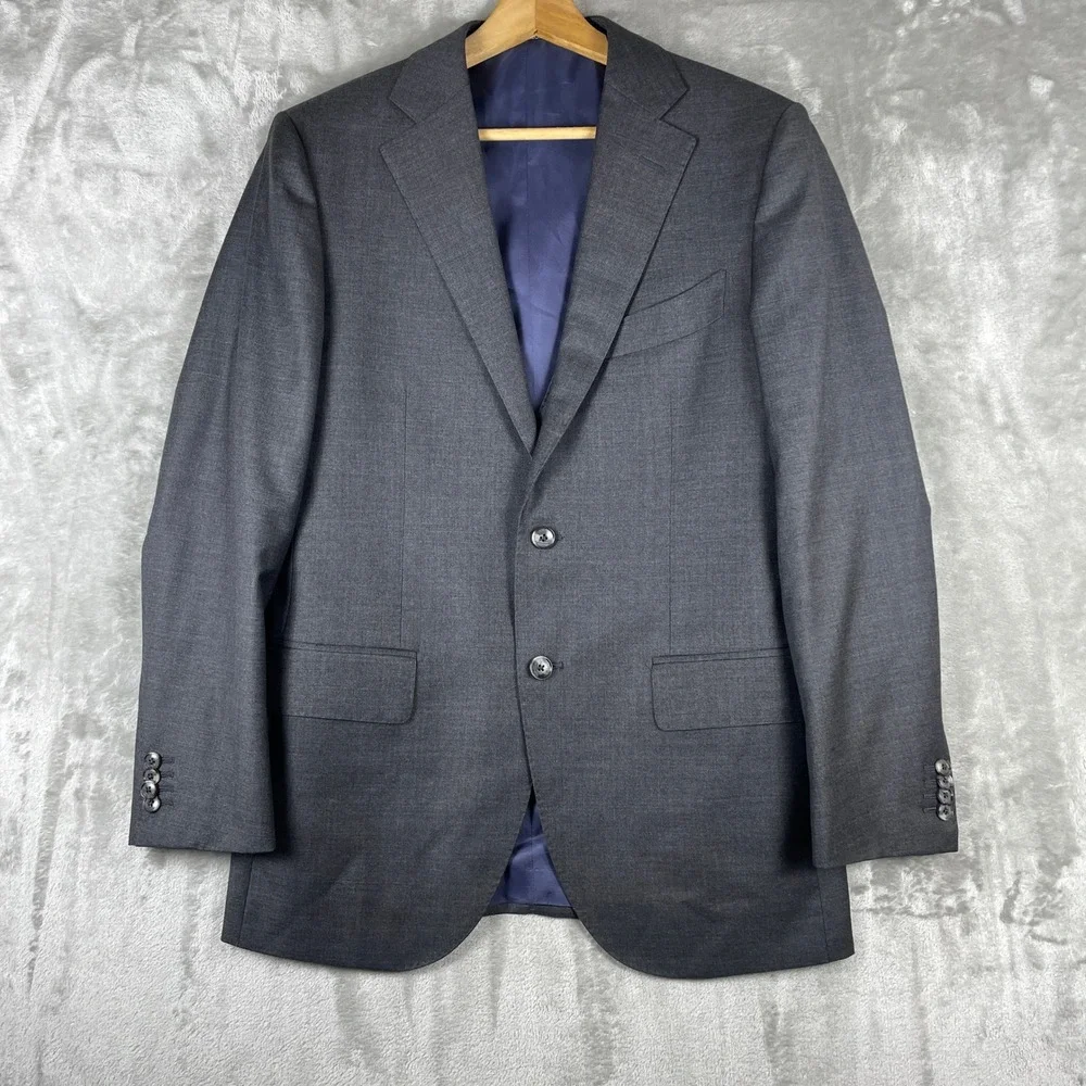 Suitsupply 3 Piece Suit Men 38 33x28 Wool S110 Vitale Barberis Canonico Lazio